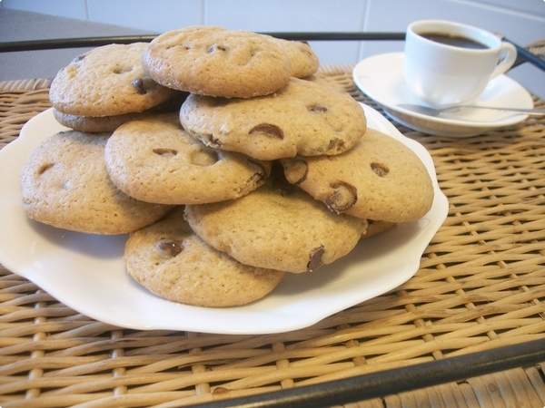 Biscoito com Gotinhas de Chocolate