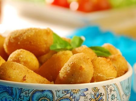 Croquete de milho verde