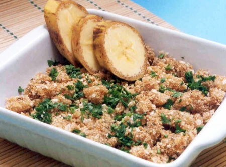 Farofa de Banana fácil