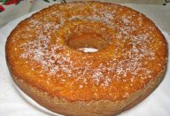 Bolo de iogurte e coco