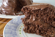 Bolo de iogurte e nutella