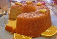 Bolo de laranja ensopado