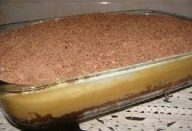 Pavê de Bolacha com Doce de Leite