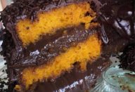 Bolo de Cenoura Recheado com Brigadeiro Gourmet