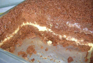 Bolo gelado de chocolate