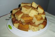 Receita de Bolo cremoso de banana fácil