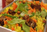 Arroz Assado com Costelinha