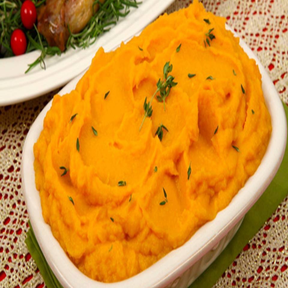 Purê de Batata Doce com cenoura - Veja a Receita: