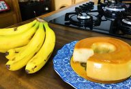 pudim de banana