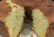Bolo de Batata Doce Crua