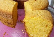 Bolo de Fubá com Coco