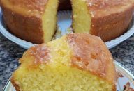 Bolo de Fubá na Batedeira