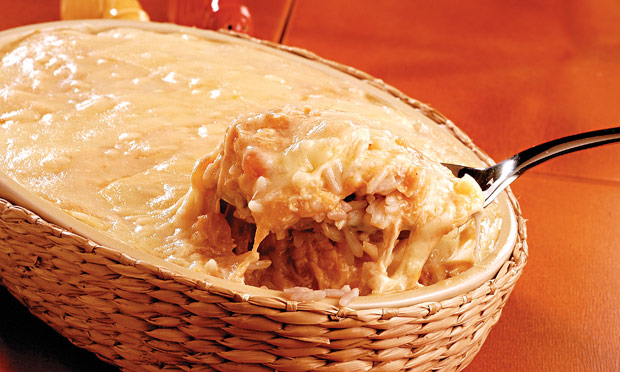 Arroz com vinho e frango