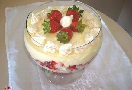 Gelado de morango especial