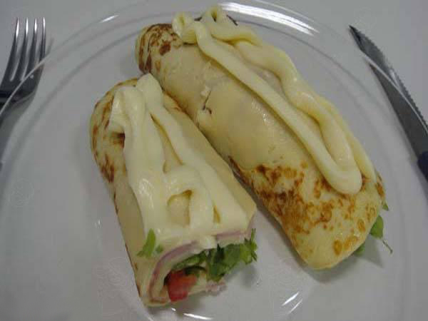 Panqueca fria de verão