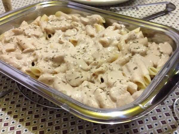 Penne ao Molho Cremoso de Cebola