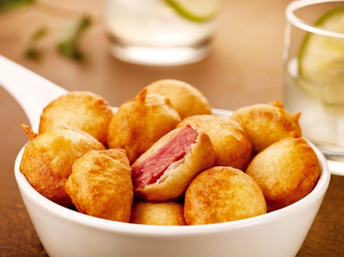 Bolinho com Calabresa de Minuto