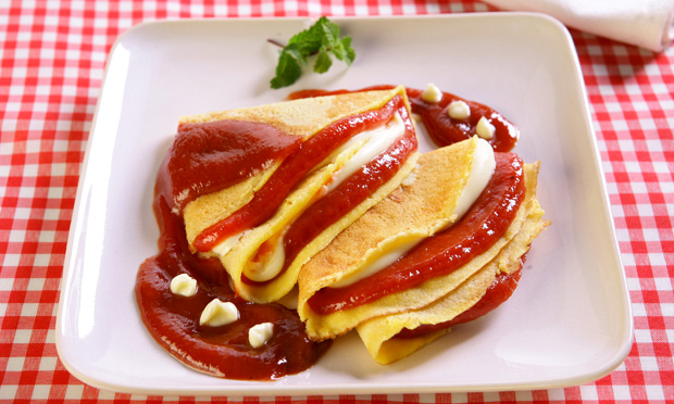 Crepe Romeu e Julieta