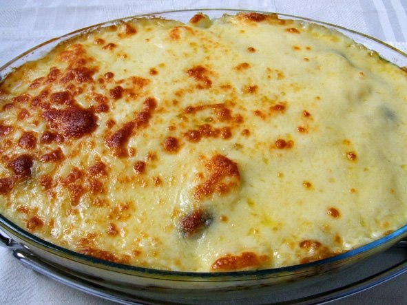 Escondidinho de bacalhau