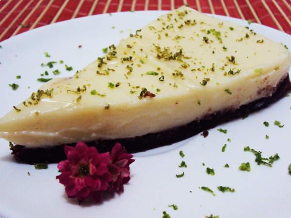 Torta Mousse de Limão e Chocolate