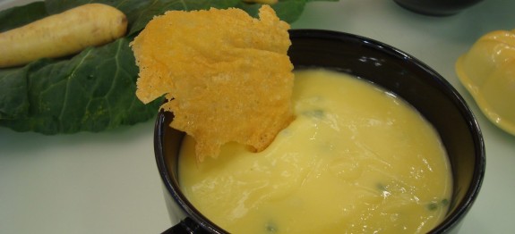 Creme de mandioquinha