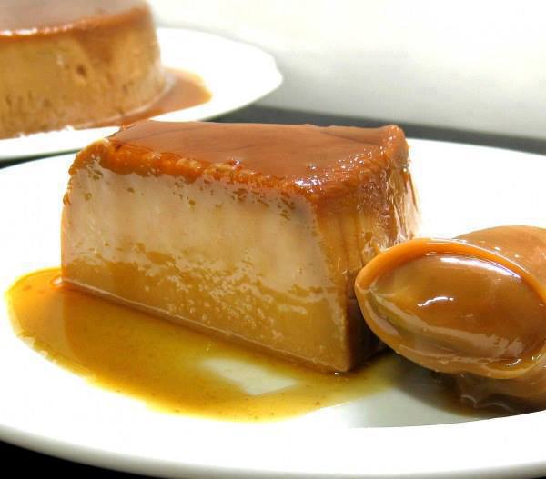 Flan de doce de leite