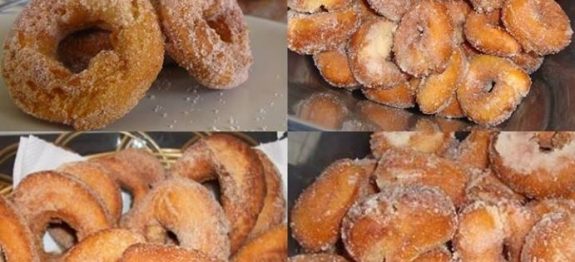 Rosquinha frita super fácil para o café