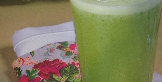 Suco verde para limpar o organismo