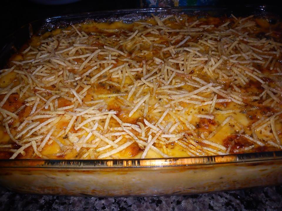 Peito de frango ao creme de milho