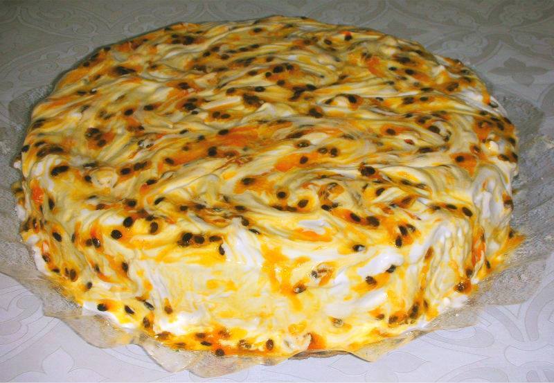 Bolo Mousse de Maracujá