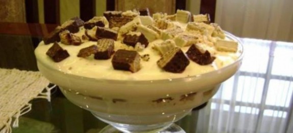 Creme de limão com Bis