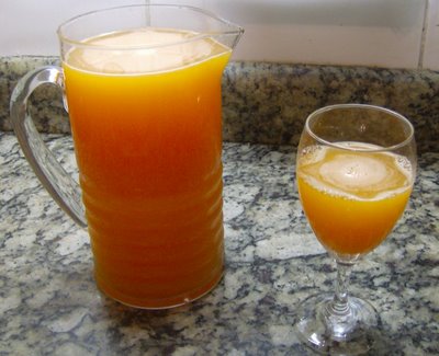 Refrigerante de Laranja Caseiro