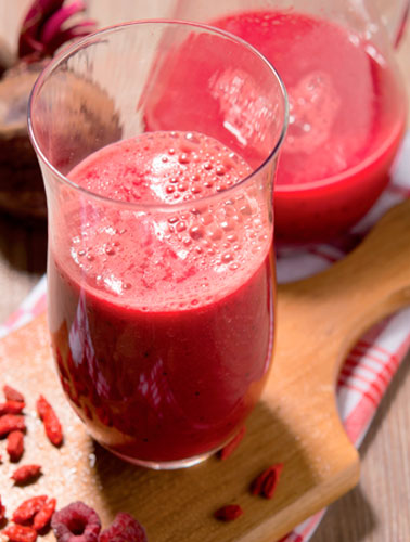 Suco rosa detox