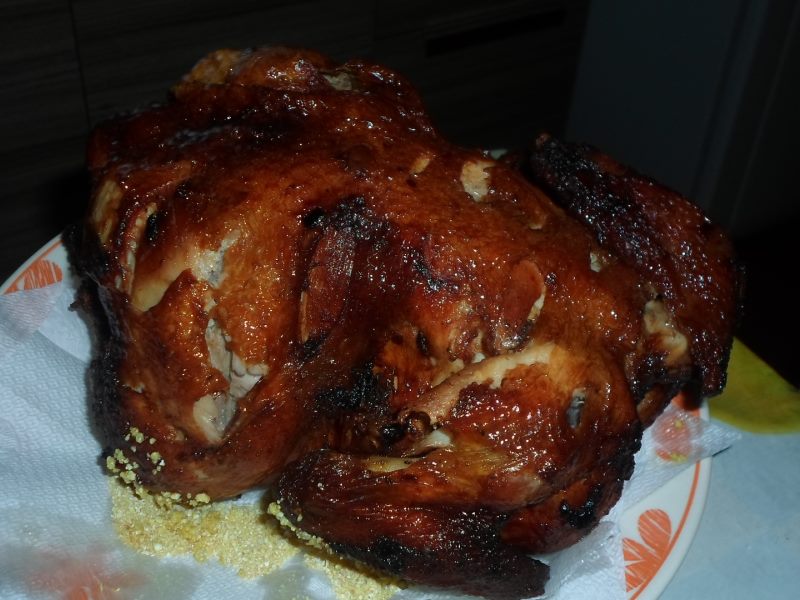 Frango de panela de pressão