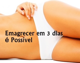 Dica para emagrecer em 5kg em 3 dias