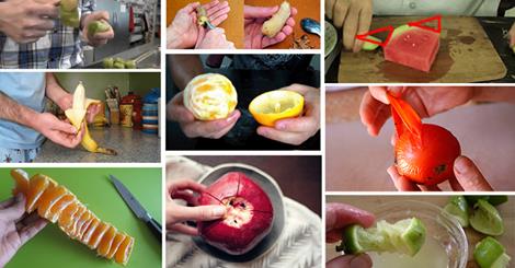 10 Alimentos que você descascou errado a vida inteira