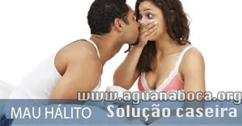 Solução caseira para mau hálito