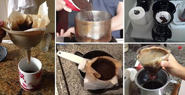 7 Gambiarras geniais para fazer Café