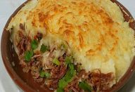Escondidinho de Mandioca com Carne Seca