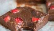 Fudge de Nutella e Morango