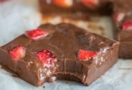 Fudge de Nutella e Morango