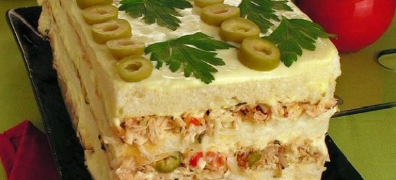 Bolo Gelado de Frango