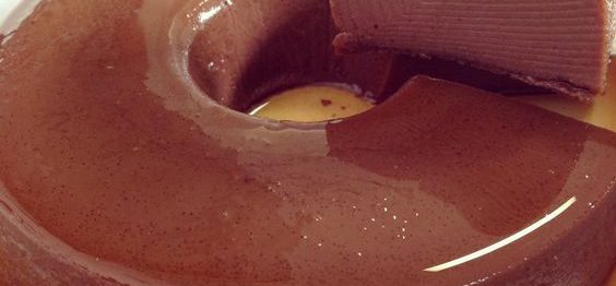 PUDIM DE LEITE CONDENSADO DE CHOCOLATE