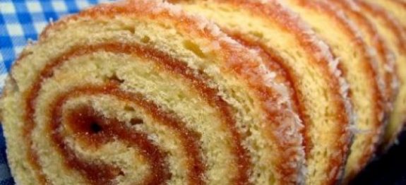 Rocambole de goiabada