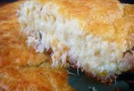 Torta de bacalhau cremoso