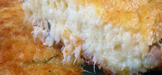 Torta de bacalhau cremoso