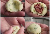 bolinho de carne seca