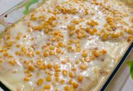 Filé de Frango com Creme de Milho