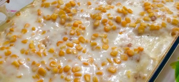 Filé de Frango com Creme de Milho