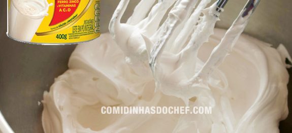glace de leite em pó